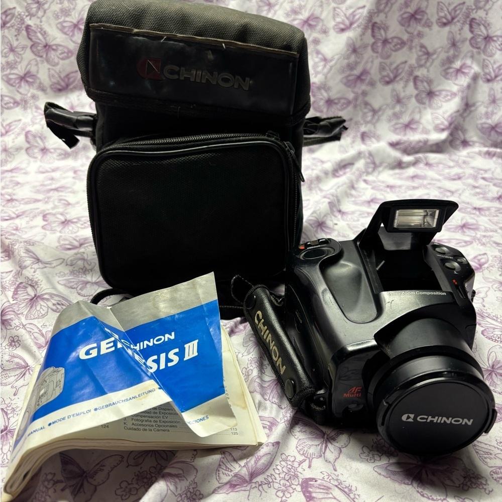 🎦Vintage Chinon Genesis III 35mm Film Bridge Camera